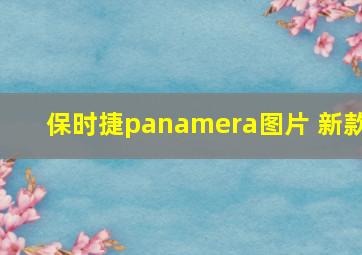 保时捷panamera图片 新款